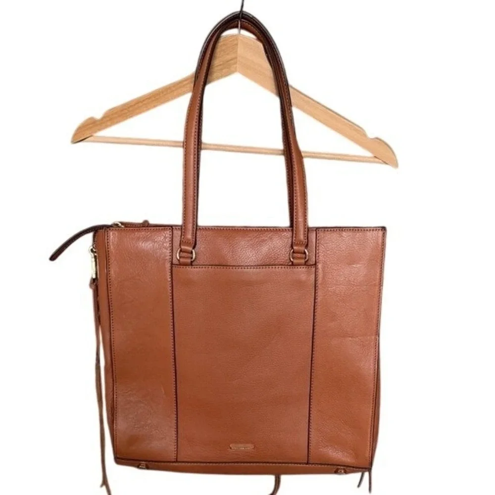 Rebecca Minkoff Always on Side‎ Zip Regan Tote in Almond Brown NWT